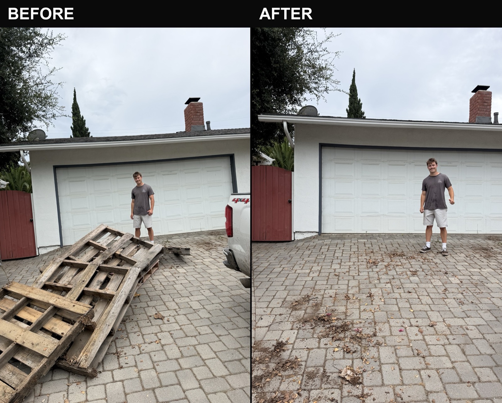 Junk removal job photographed for Jack's Junk Removal — Winter Storm Preparedness: Junk Removal in Santa Barbara